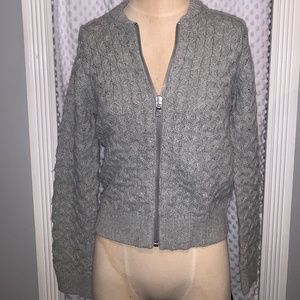 *GAP* Wool Knit Zip Up